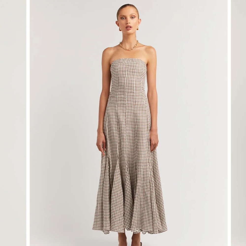 ISO!!! DISSH Gaia Chocolate Strapless Dress